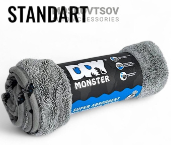 (Dry Monster) ПОЛОТЕНЦЕ 50х60 см, СТАНДАРТ Серый